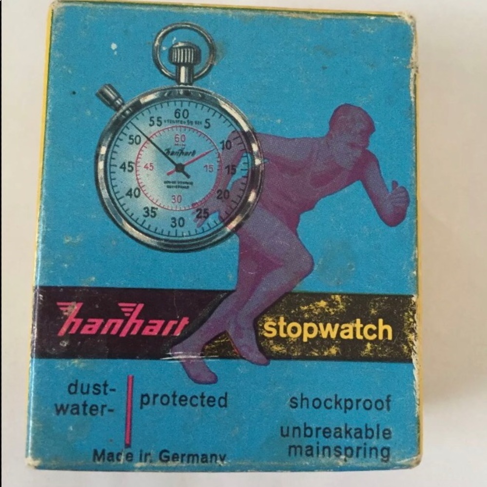 Hanhart Pic 1 Jewel Shockproof 1/5 Sec Stopwatch